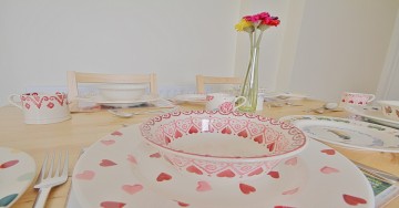 Dining table is great for chilling out with your housemates and entertaining friends 4/21