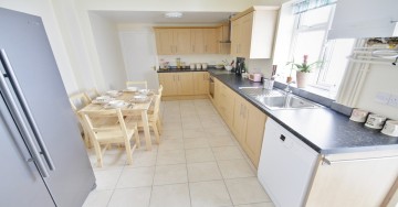 Extra-large fridge & freezer capacity, full size dishwasher; all houses have a separate laundry room 8/21