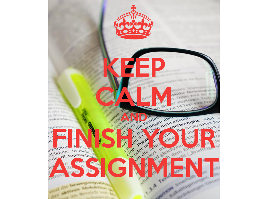 keep calm and finish your thesis