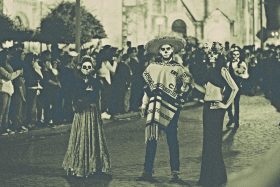 Day of the dead halloween costume - Andrew Chell